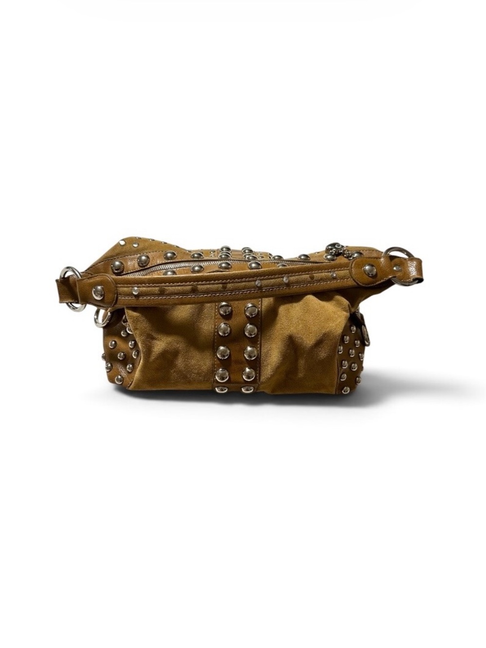 Vintage Y2K Kathy Van Zeeland Studded Shoulder Bag Early 2000’s Rhinestone Purse